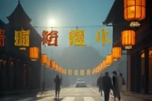 纸飞机时间重制画面，教室窗台上停着一只折好的纸飞机，阳光斜切过课桌