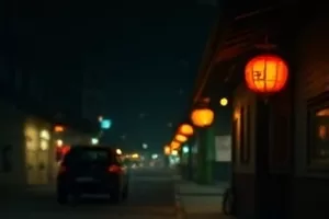黄线之外剧照，办公室隔断外的地面上贴着一条黄色警示线，有人站在线外犹豫